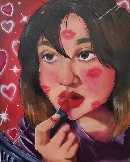 [The Desire To Be Desirable] 16 x 20, Oil on canvas